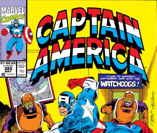 Captain America (1968) #385 Cover