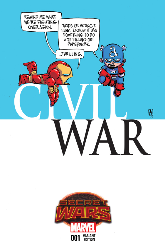 Civil War (2015) #1 (Young Variant)