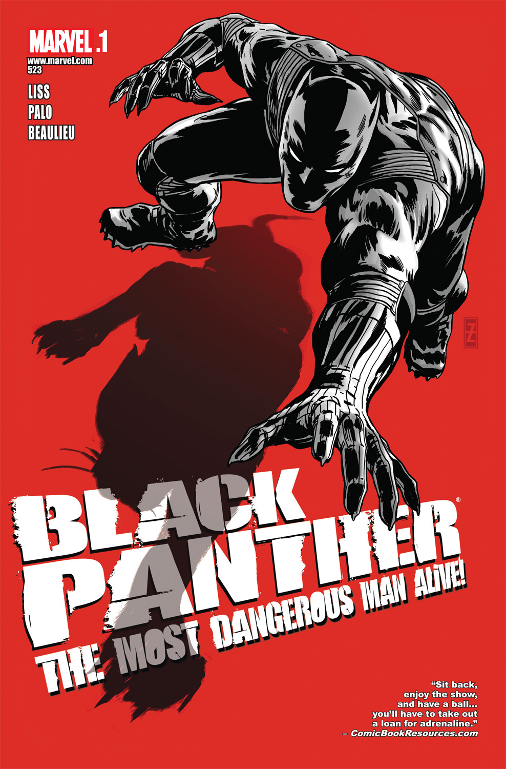 Black Panther: The Most Dangerous Man Alive  (2010) #523.1