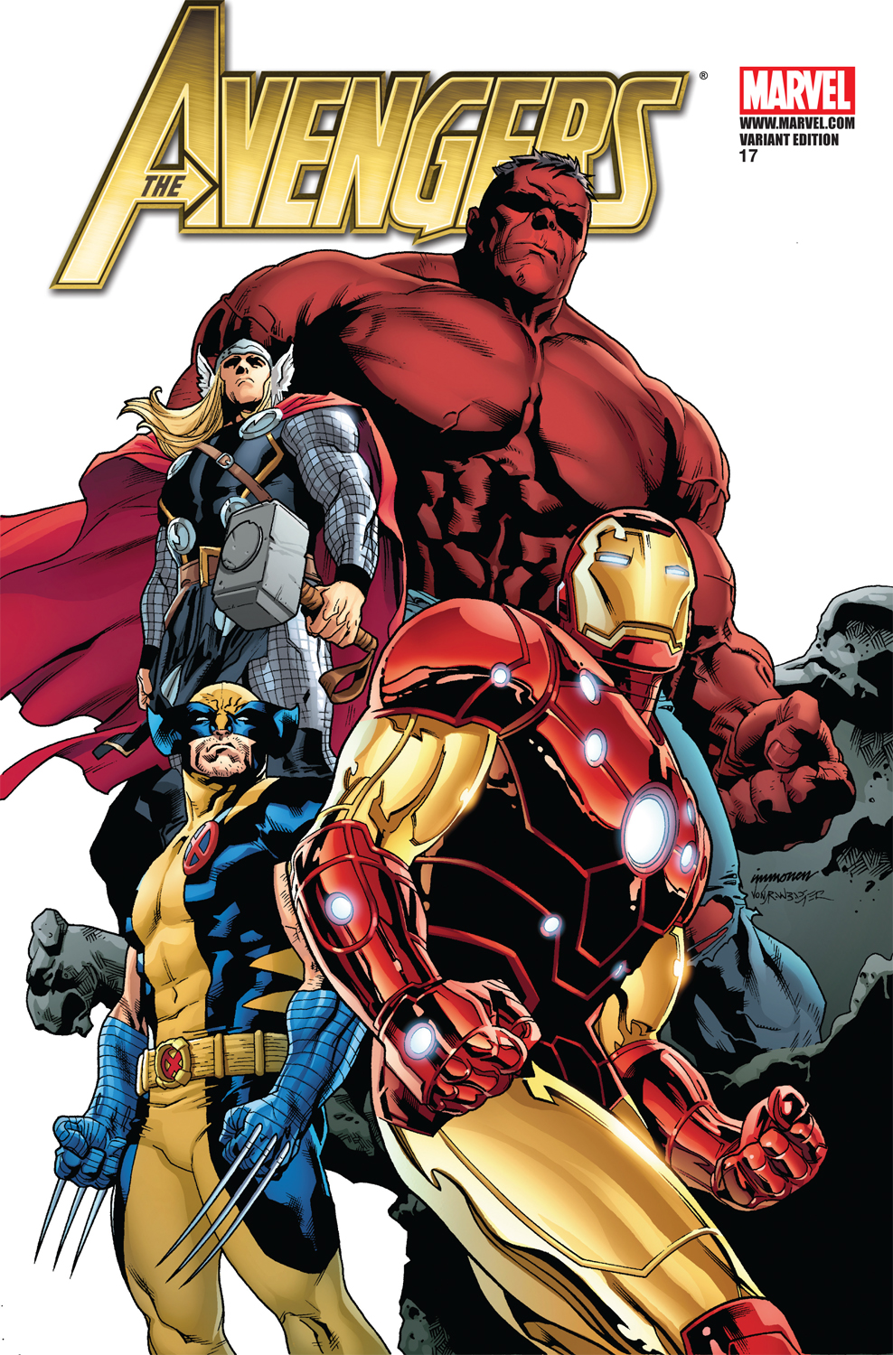 Avengers (2010) #17 (Architect Variant)