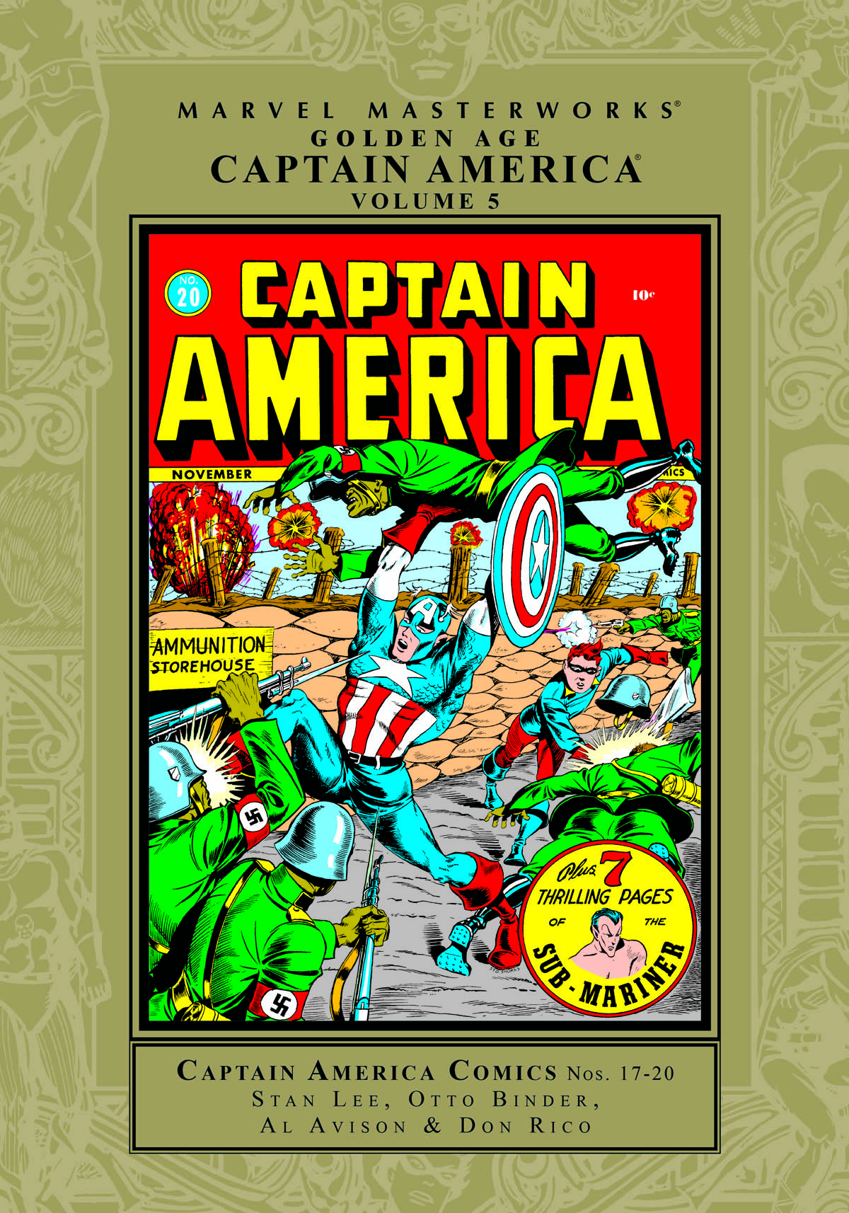 Marvel Masterworks: Golden Age Captain America Vol. 5 (Trade Paperback)