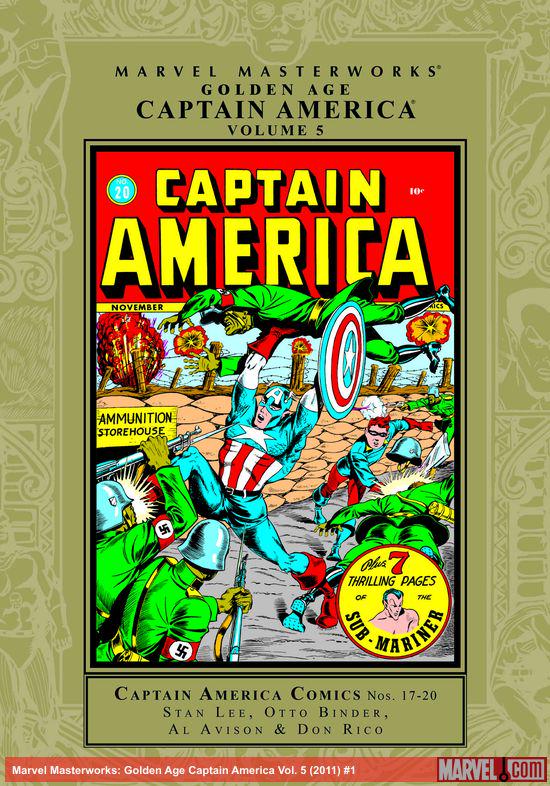 Marvel Masterworks: Golden Age Captain America Vol. 5 (Trade Paperback)