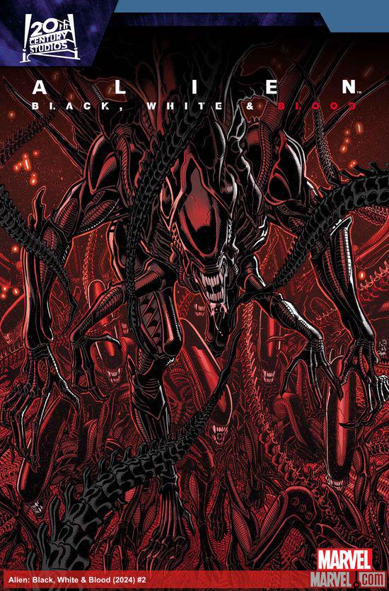 Alien Black White Blood 2024 2 Comic Issues Marvel   Detail 