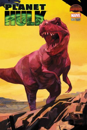 Planet Hulk (2015) #3 (MALEEV LANDSCAPE WRAPAROUND VARIANT)