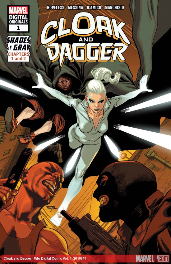 Cloak and Dagger: Marvel Digital Original - Shades of Gray (2018) #1