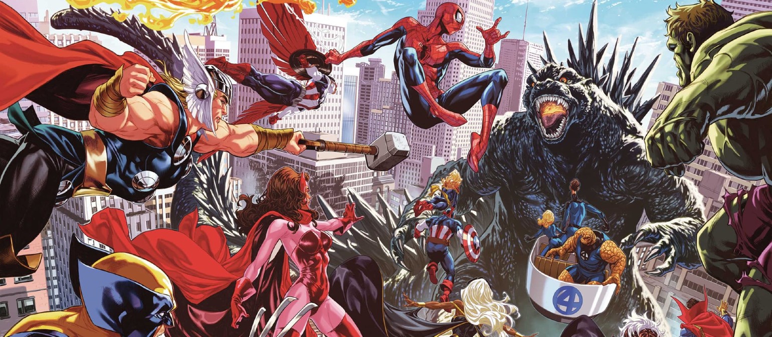 GODZILLA VS. THE MARVEL UNIVERSE