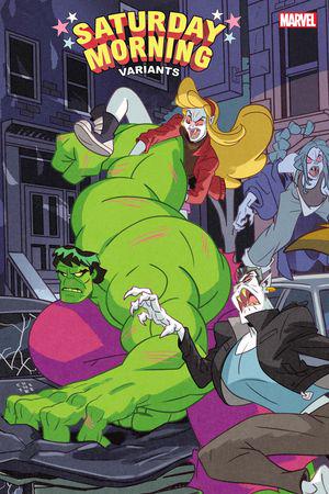 HULK: BLOOD HUNT #1 SEAN GALLOWAY SATURDAY MORNING CONNECTING VARIANT [BH] (2024) #1 (Variant)