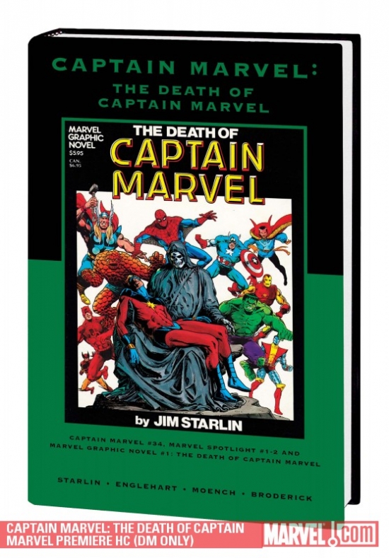 Captain Marvel: The Death of Captain Marvel (Direct Market Only Variant) (Hardcover)