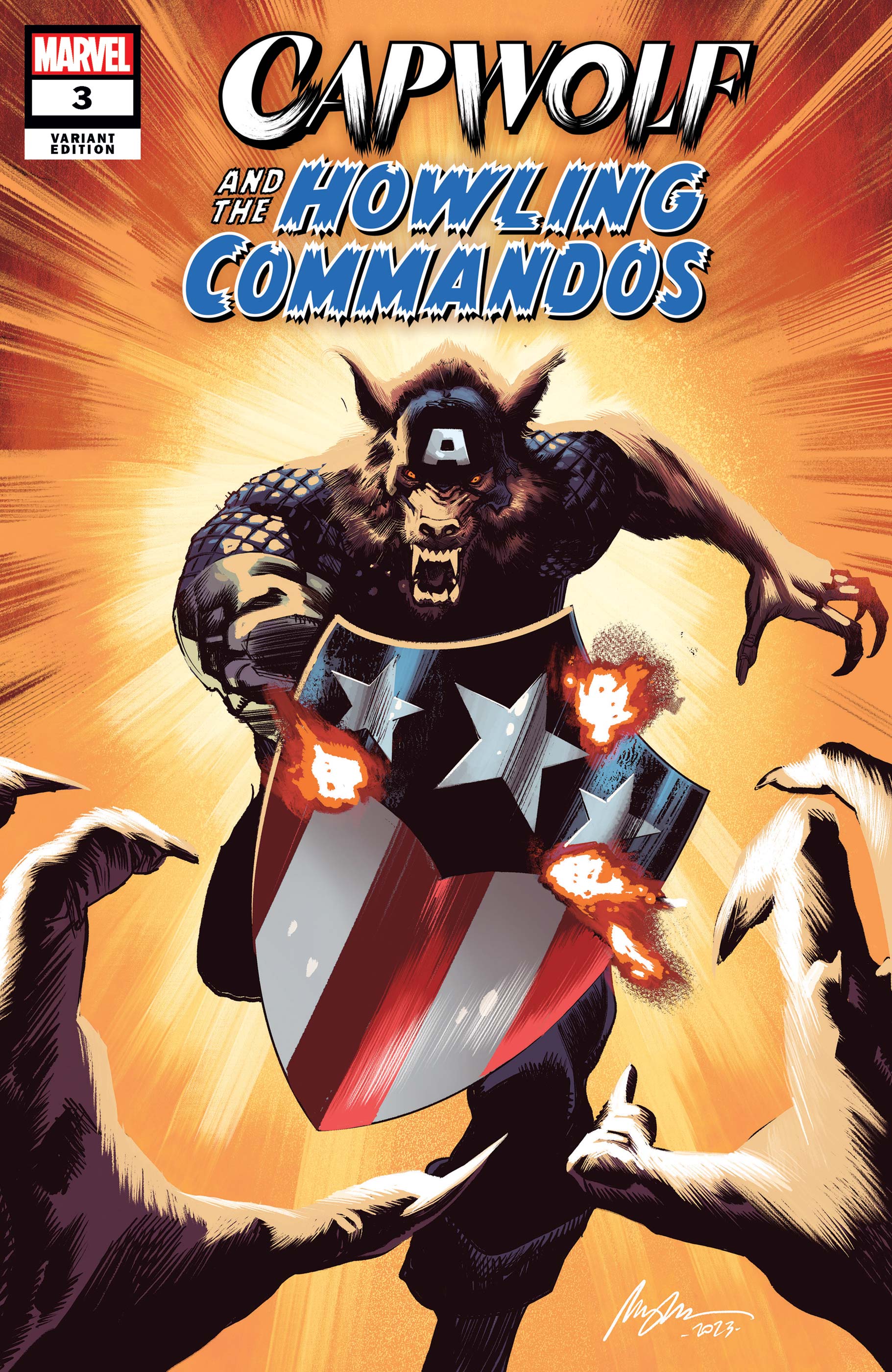 Capwolf & the Howling Commandos (2023) #3 (Variant)