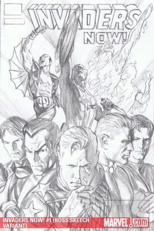 Invaders Now! (2010) #1 (ROSS SKETCH VARIANT)