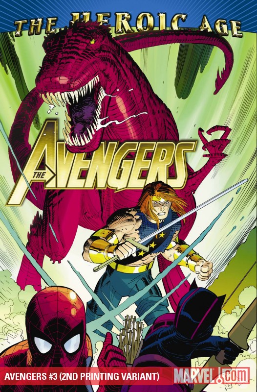 Avengers (2010) #3 (2ND PRINTING VARIANT)