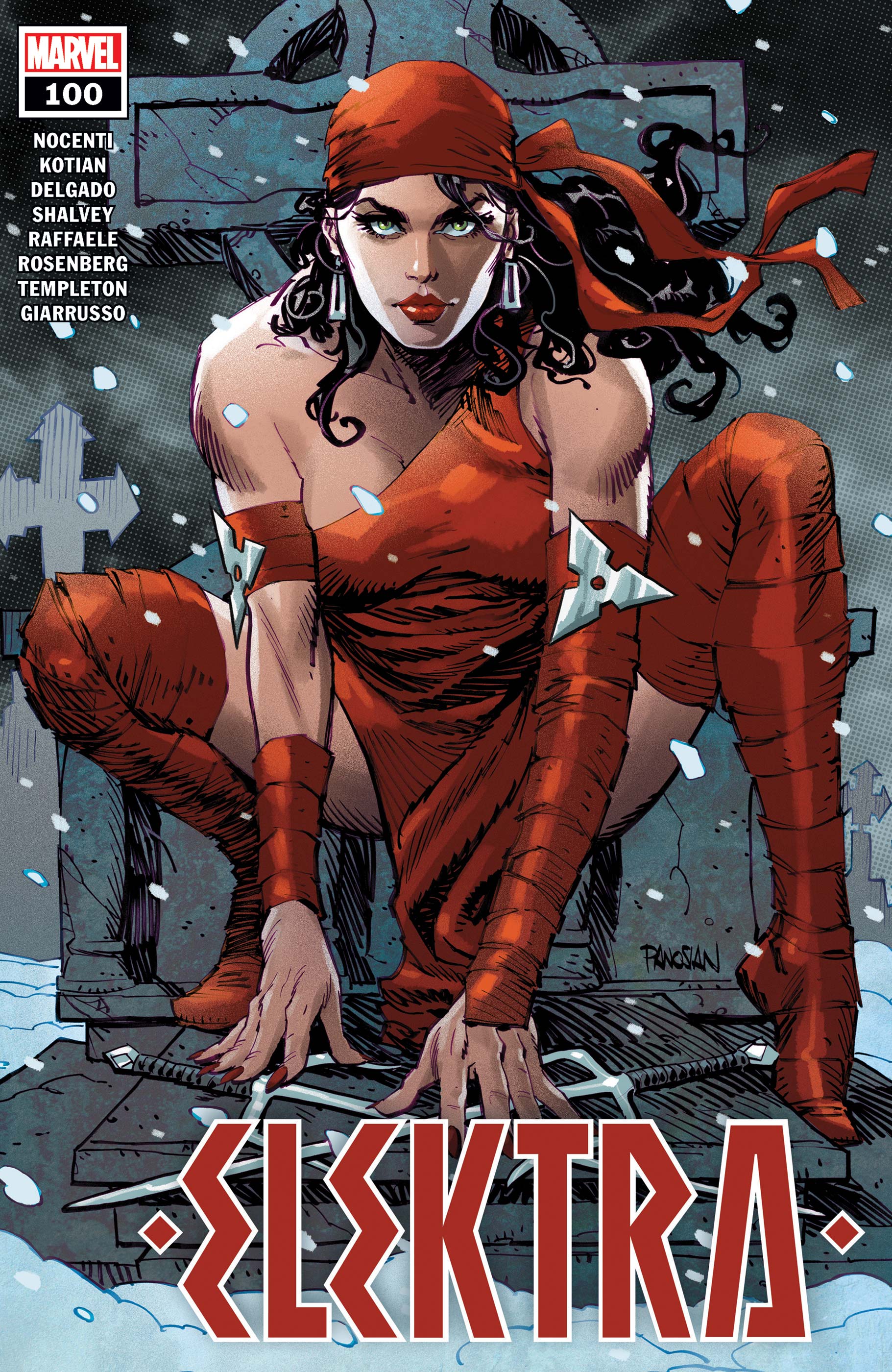 Elektra comic art