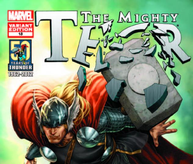 THE MIGHTY THOR 18 THOR 50TH ANNIVERSARY MCNIVEN VARIANT (WITH DIGITAL CODE)