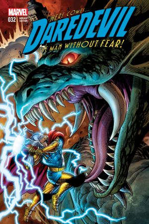 Daredevil #32  (Ross Thor Battle Variant)