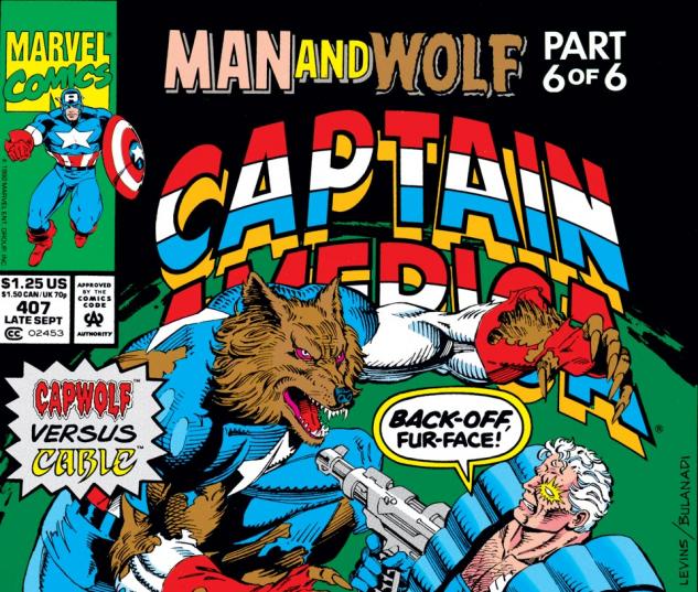 Captain America (1968) #407 Cover