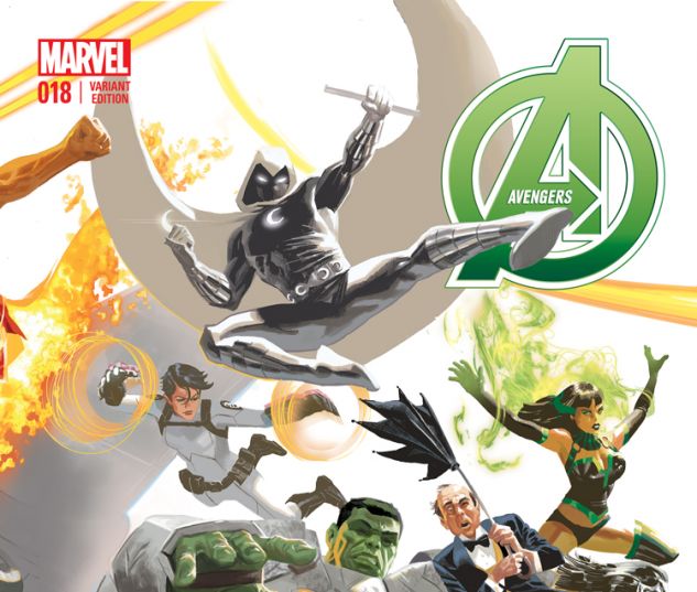 AVENGERS 18 ACUNA AVENGERS 50TH ANNIVERSARY VARIANT (INF, WITH DIGITAL CODE)