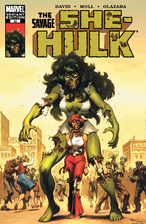 She-Hulk (2005) #22 (Zombie Variant)