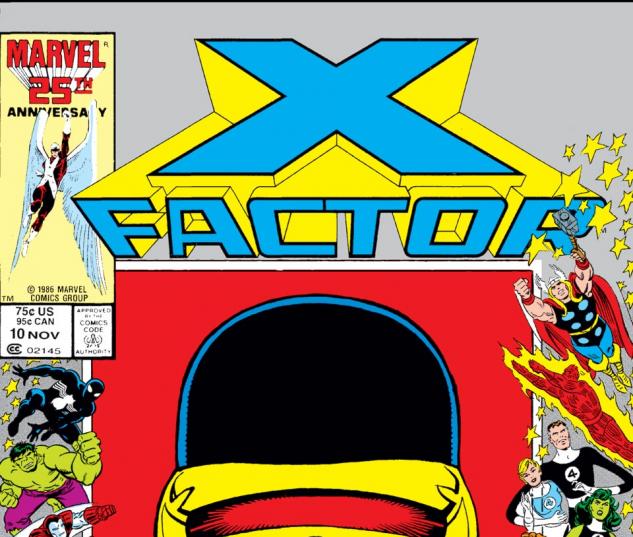 X-Factor (1986) #10 Cover