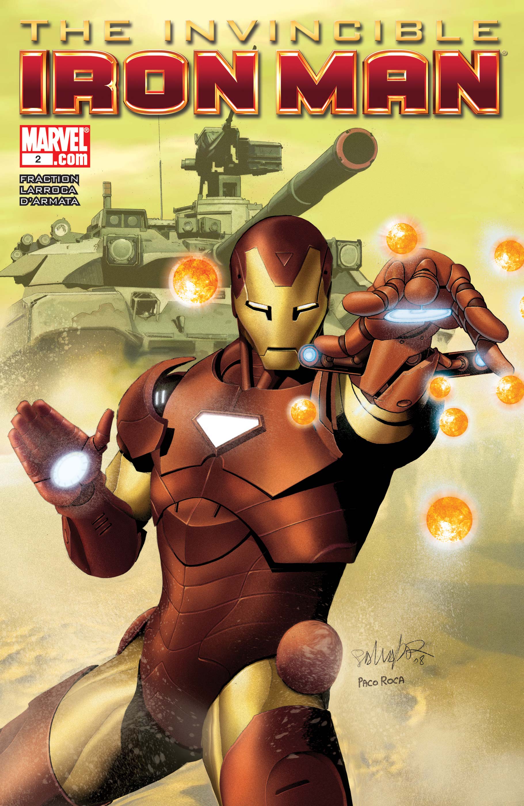 Invincible Iron Man 2008 2 Comic Issues Marvel