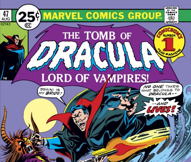 Tomb of Dracula (1972) #47 Cover