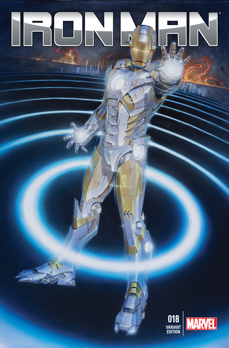 Iron Man (2012) #18 (Sorayama Metropolis Variant)