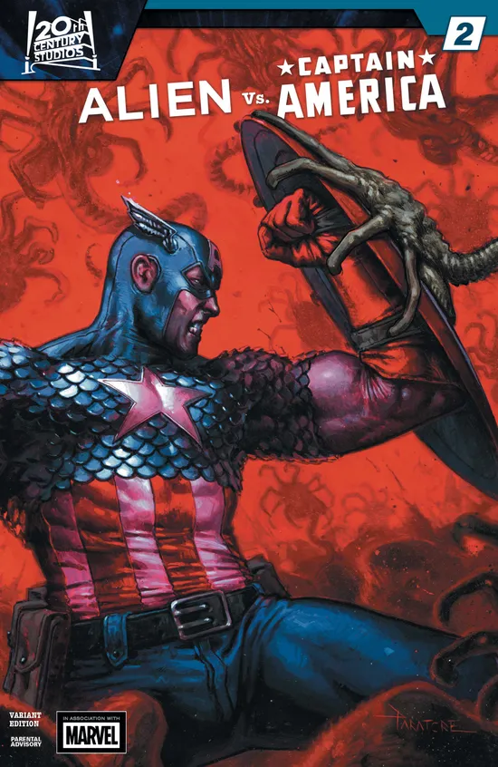 Alien Vs. Captain America (2025) #2 (Variant) | Comic Issues | Marvel