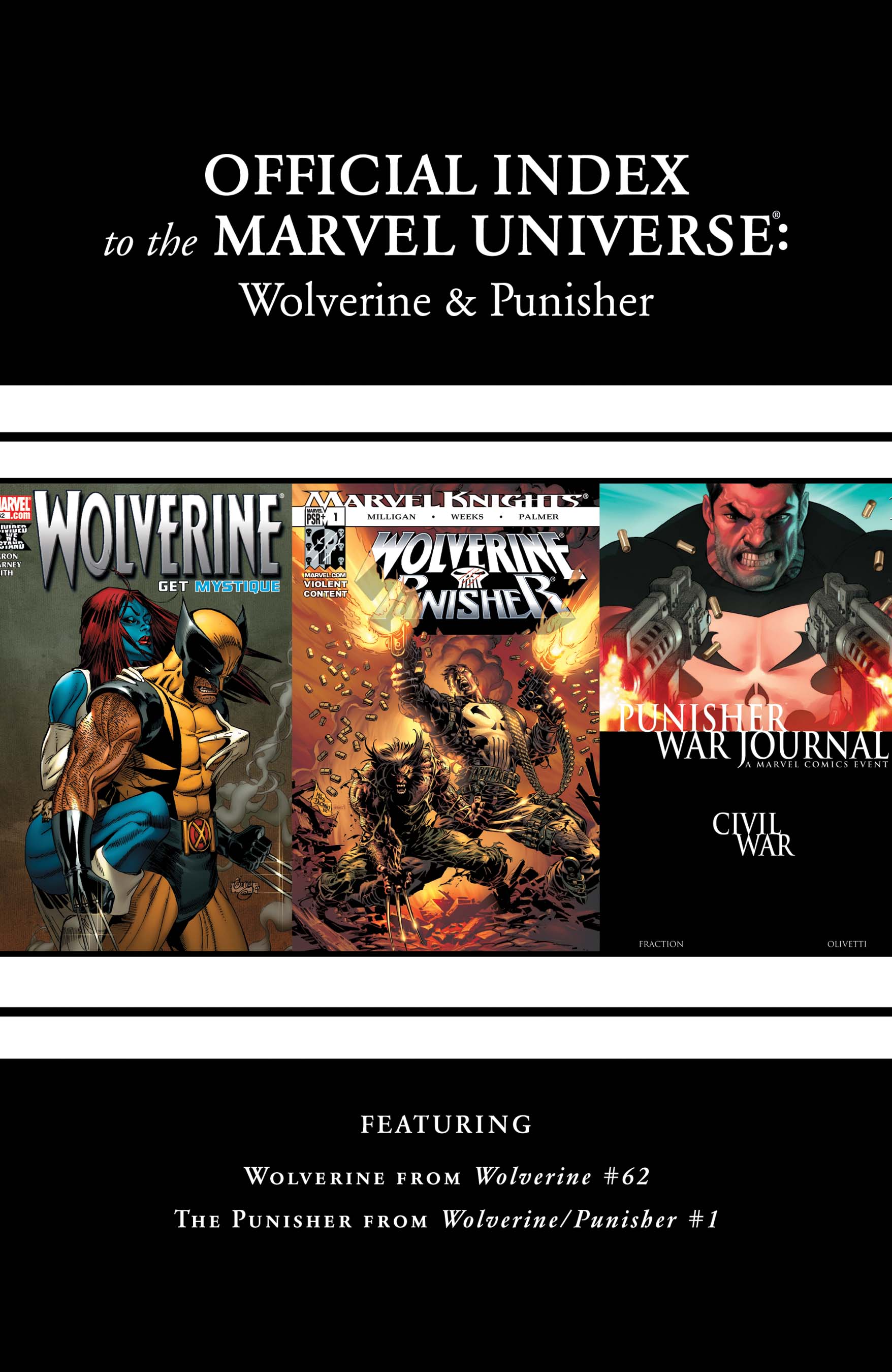 Wolverine, Punisher & Ghost Rider: Official Index to the Marvel Universe (2011) #7