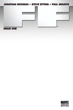 FF (2011) #1 (Blank Cover Variant)