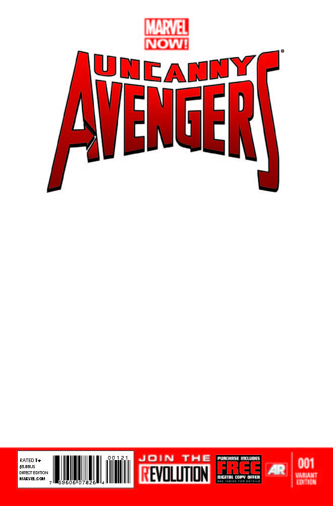 Uncanny Avengers (2012) #1 (Blank Cover Variant)