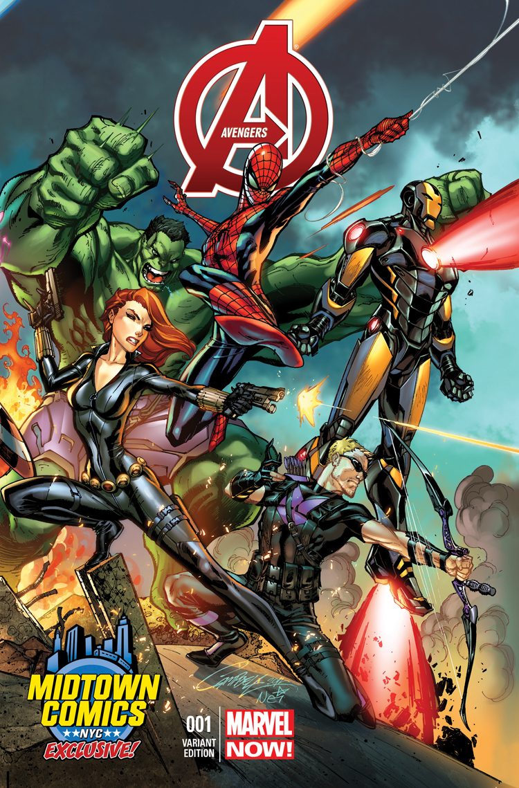 Avengers (2012) #1 (Midtown Variant)