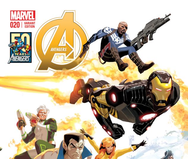 AVENGERS 20 ACUNA AVENGERS 50TH ANNIVERSARY VARIANT (INF, WITH DIGITAL CODE)