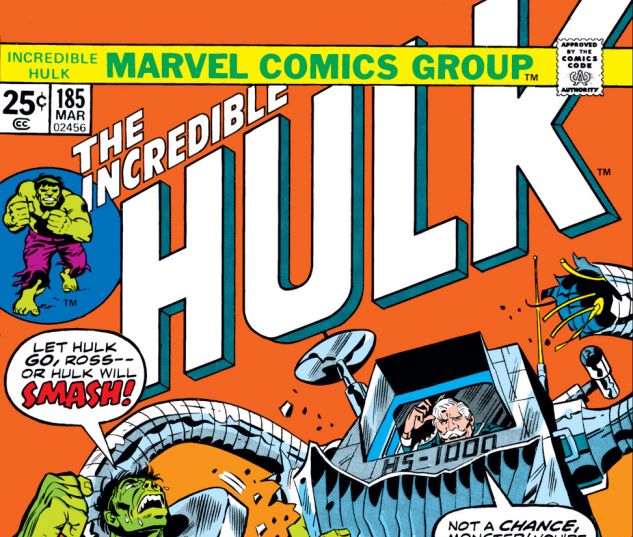 Incredible Hulk (1962) #185 Cover