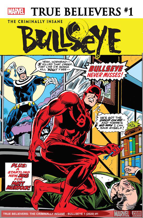 True Believers: The Criminally Insane - Bullseye  (2020) #1