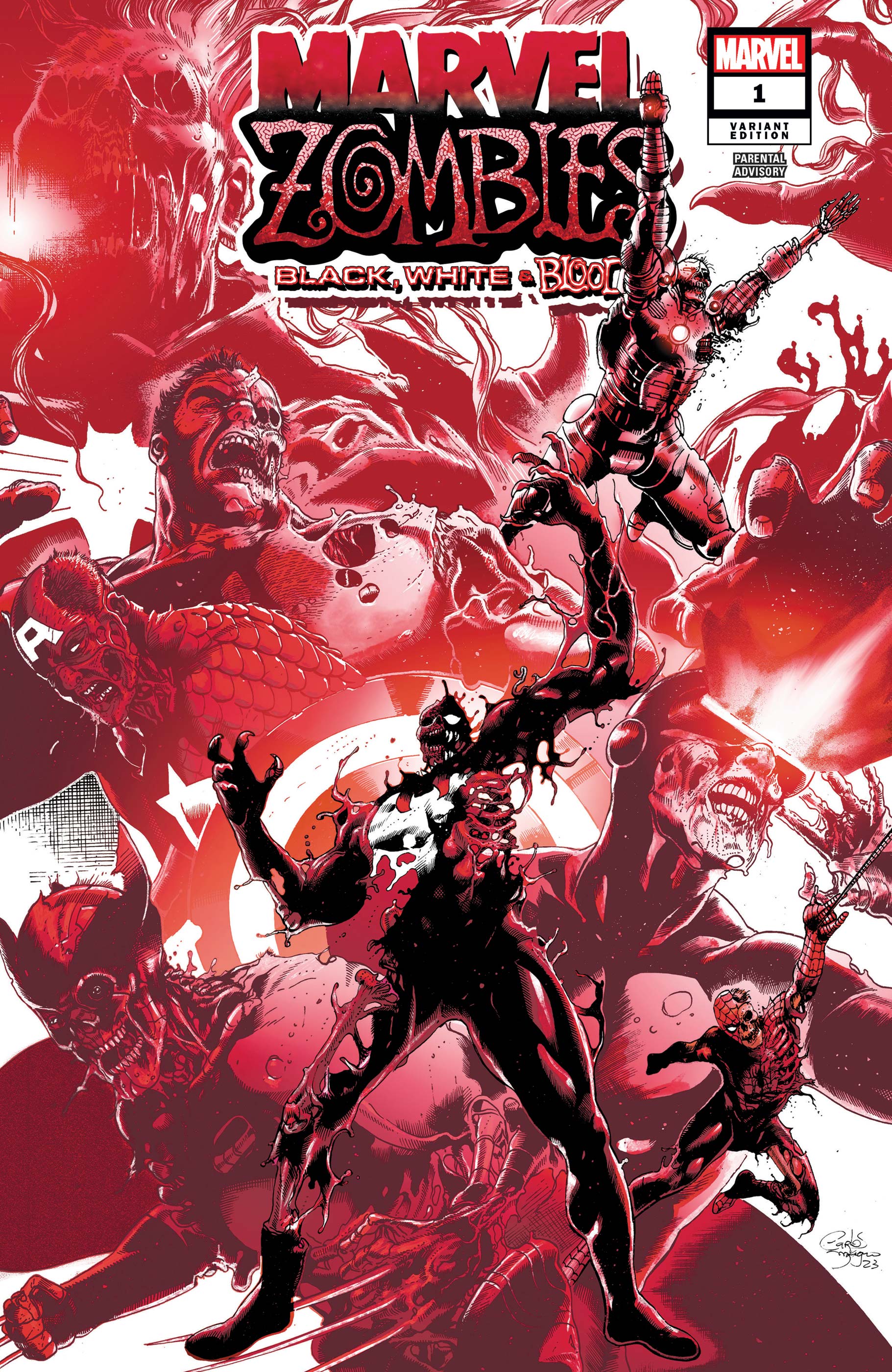 Marvel Zombies: Black, White & Blood (2023) #1 (Variant)