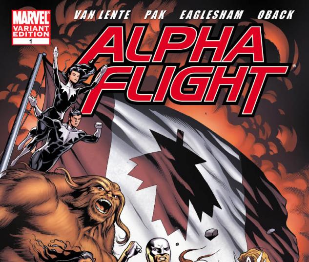 Alpha Flight (2011) #1 variant cover by Dale Eaglesham