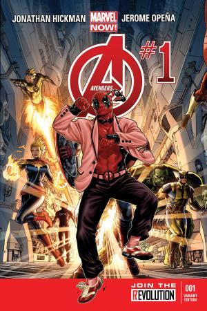 Avengers (2012) #1 (Deadpool Gangnam Style Variant)