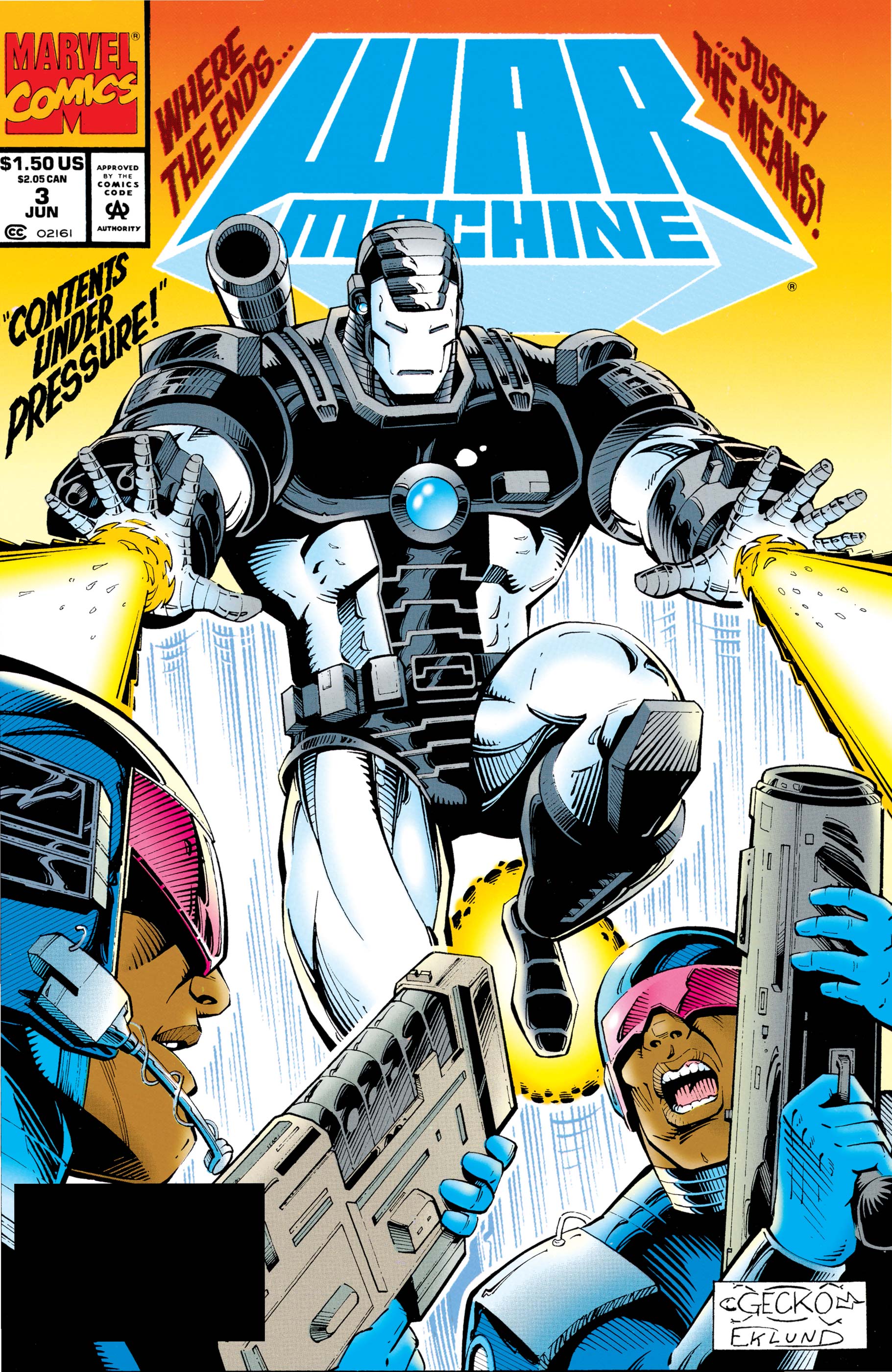 War Machine (1994) #3, Comic Issues