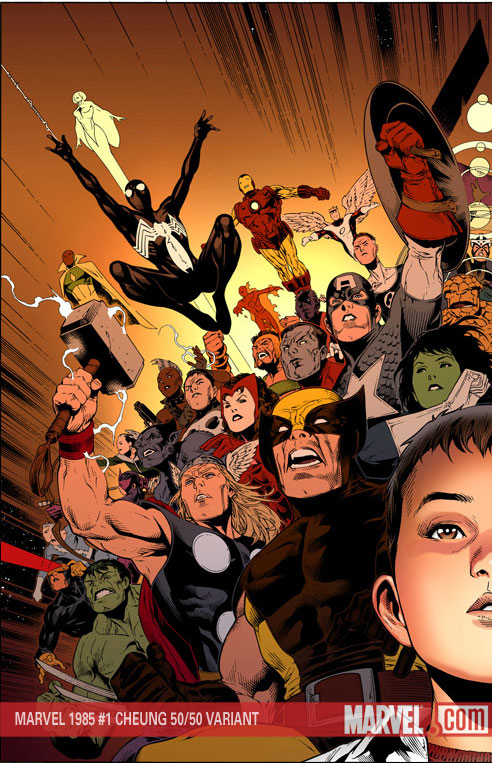 Marvel 1985 (2008) #1 (50/50 VARIANT)