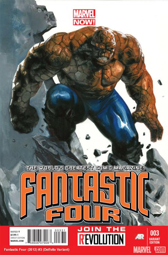 Fantastic Four (2012) #3 (Dell'otto Variant)