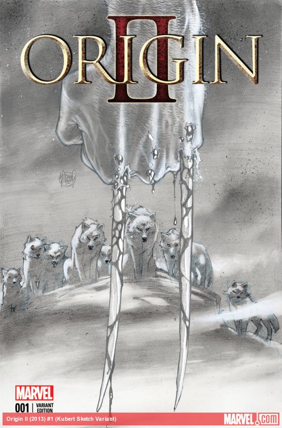 Origin II (2013) #1 (Kubert Sketch Variant)