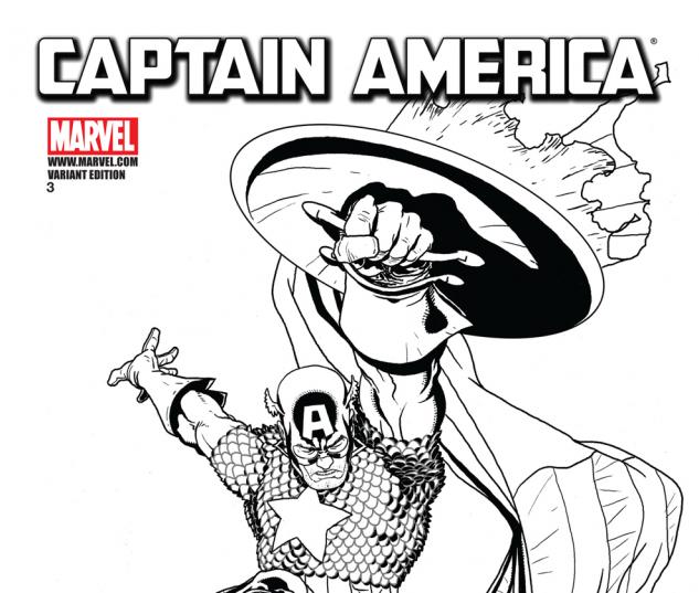 Captain America (2011) #3, Architect Sketch Variant