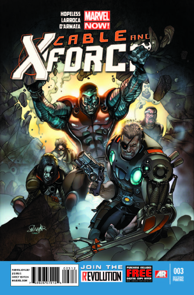 Cable and X-Force (2012) #3 (2nd Printing Variant)