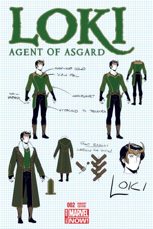 Loki: Agent of Asgard #2  (Mckelvie Design Variant)