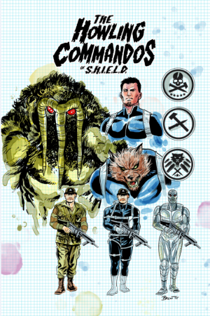 Howling Commandos of S.H.I.E.L.D. #1  (Schoonover Design Variant)