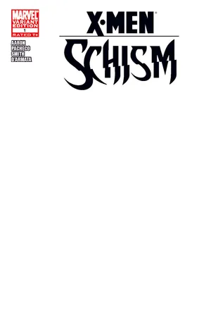 X-Men: Schism (2011) #1 (Blank Cover Variant) | Comic Issues | Marvel