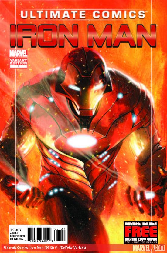 Ultimate Comics Iron Man (2012) #1 (Dell'otto Variant)