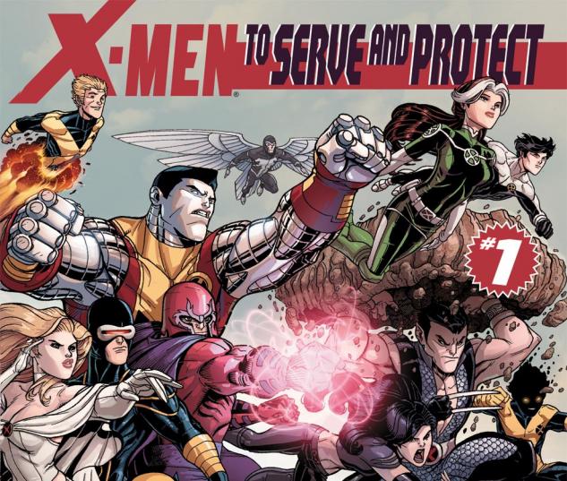 X-Men: To Serve and Protect (2010) #1 Cover
