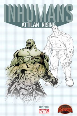 Inhumans: Attilan Rising #5  (Johnson Design Variant)