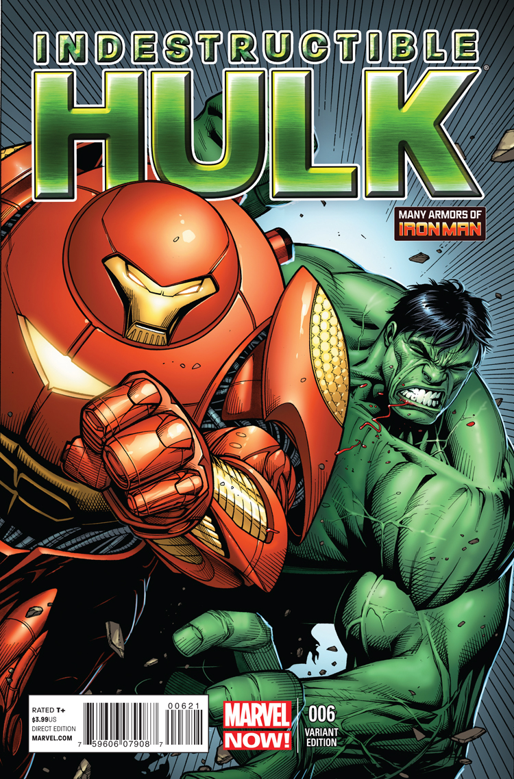 Indestructible Hulk (2012) #6 (Keown Iron Man Many Armors Variant)