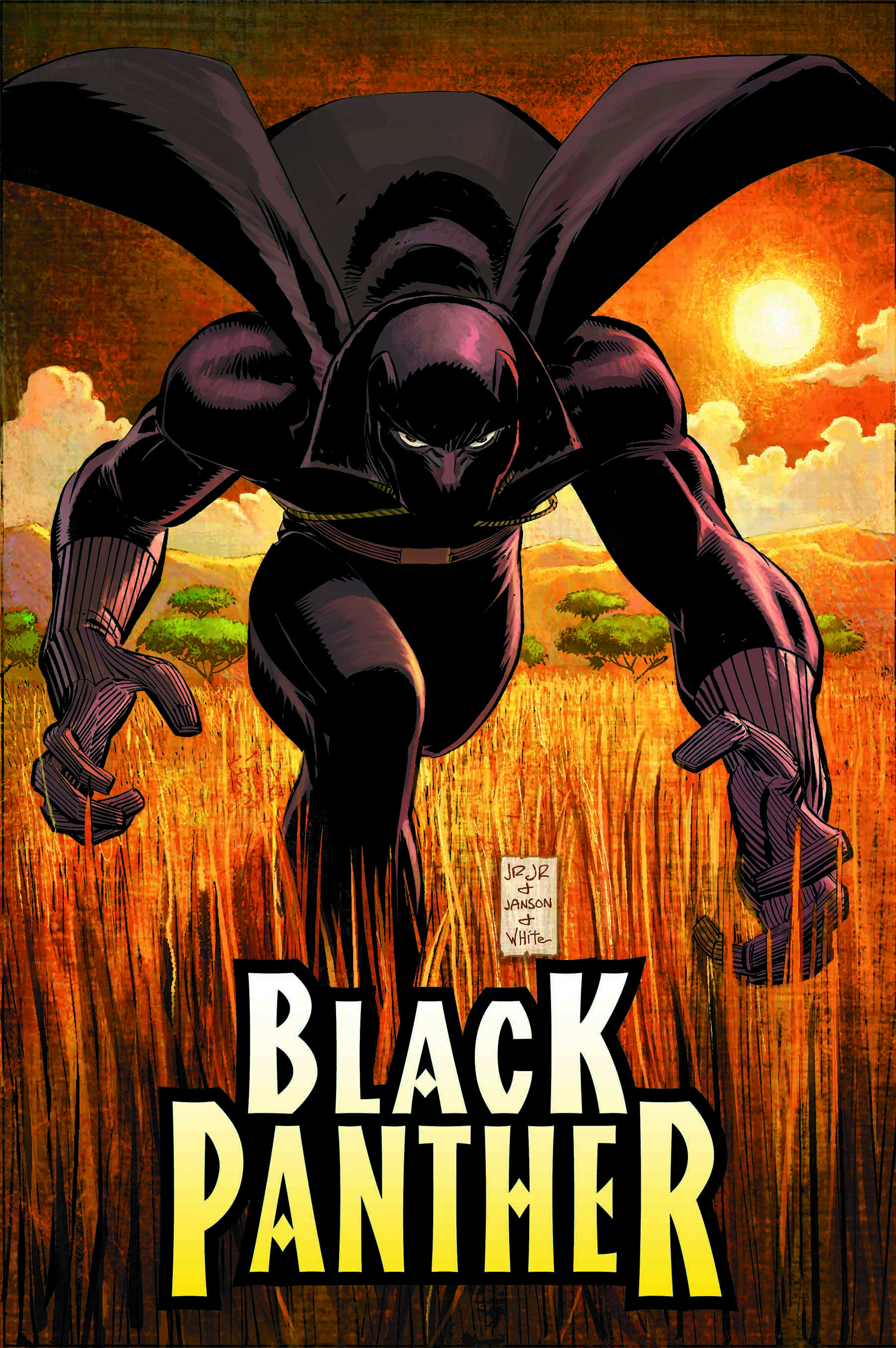 BLACK PANTHER BY REGINALD HUDLIN OMNIBUS JOHN ROMITA JR. COVER (Hardcover)